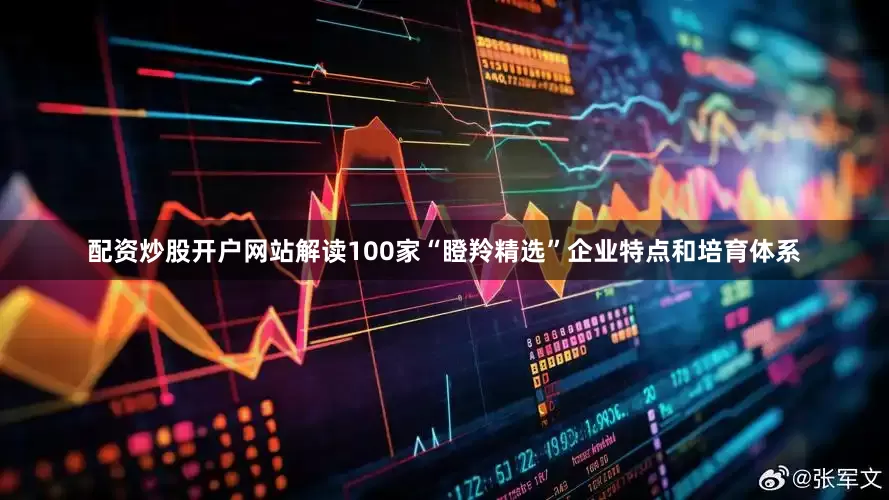 配资炒股开户网站解读100家“瞪羚精选”企业特点和培育体系